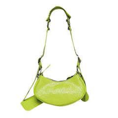 Buckled Leather Cross Body Bag - Small