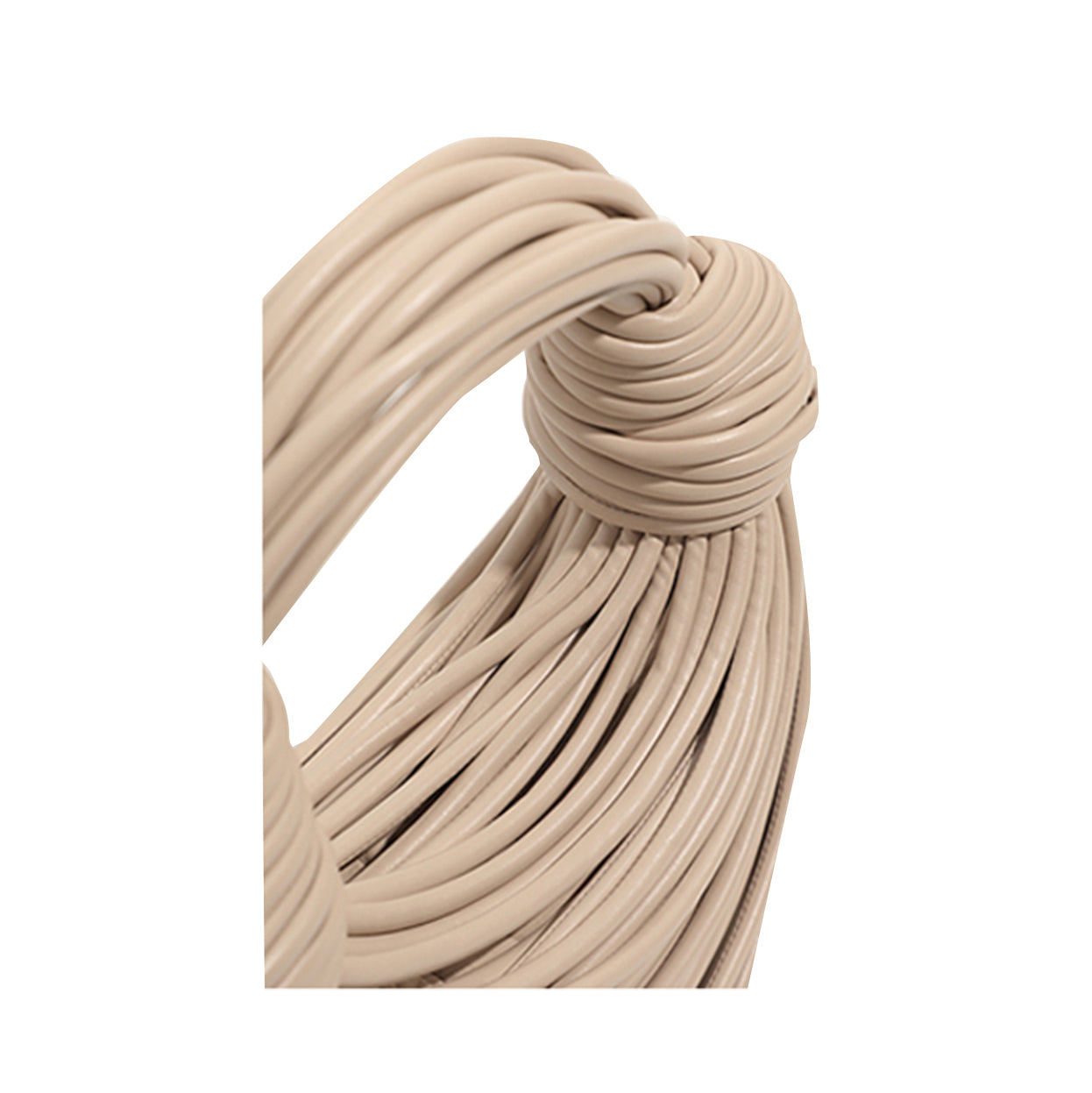 Knotted Leather Tote Bag