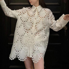 Cut Out Long Shirt
