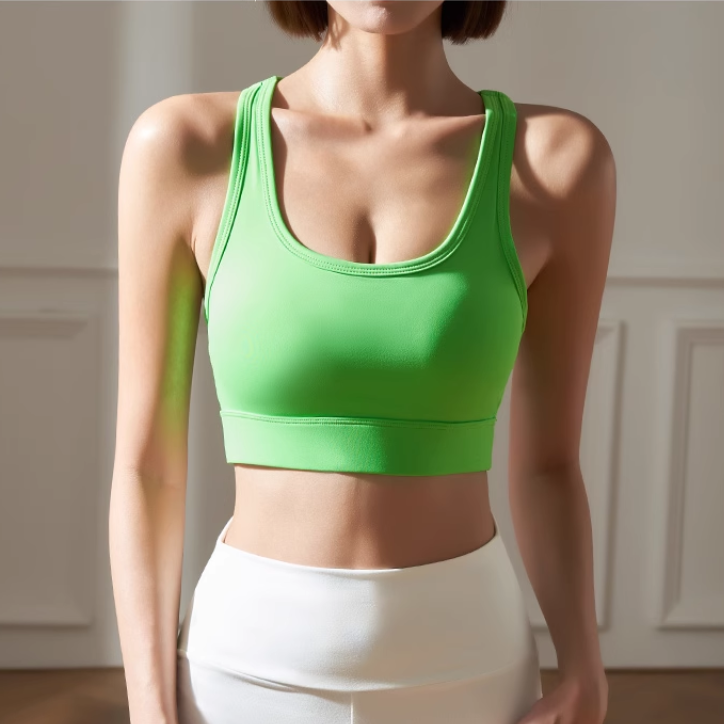 Yoga Pilates Back Cross Fitted Sports Bra
