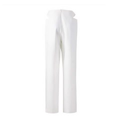 Cut Out Wide Leg Pants
