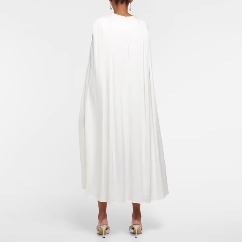 Cape Evening Dress Gown