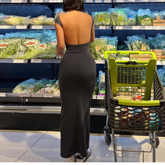 Backless Midi Dress