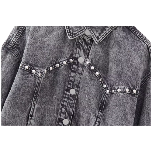 Studded Denim Jacket