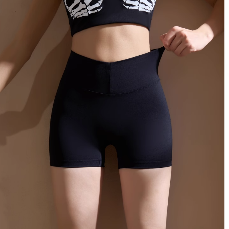 Yoga Pilates Printed Fitted Fitness Shorts
