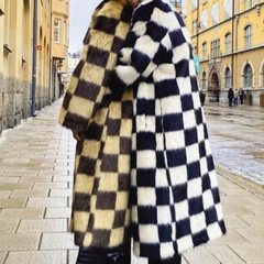 Bi-Color Long Coat