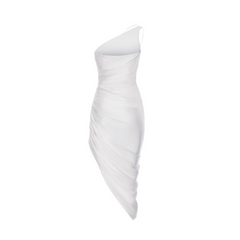 Asymmetric Hem Evening Dress Gown