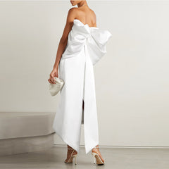 Tube Midi Evening Dress Gown