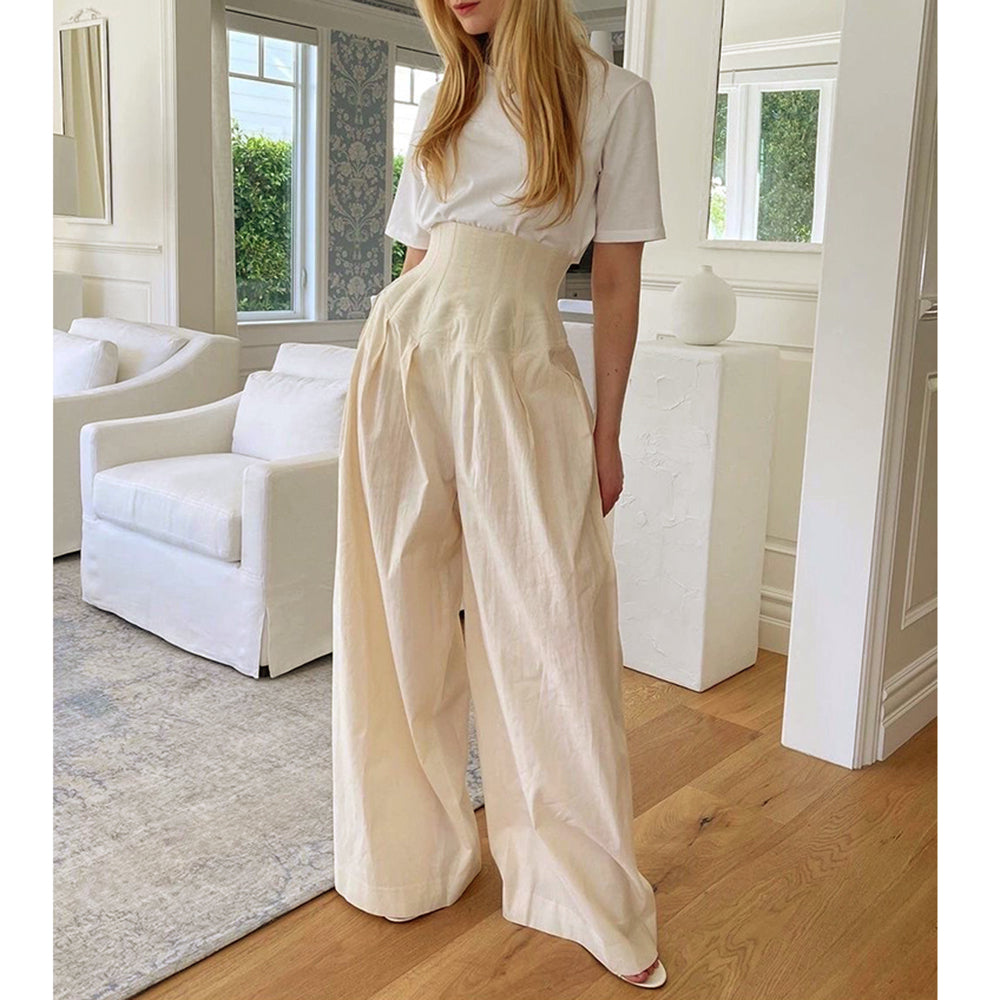 High Waist Wide Leg Pants