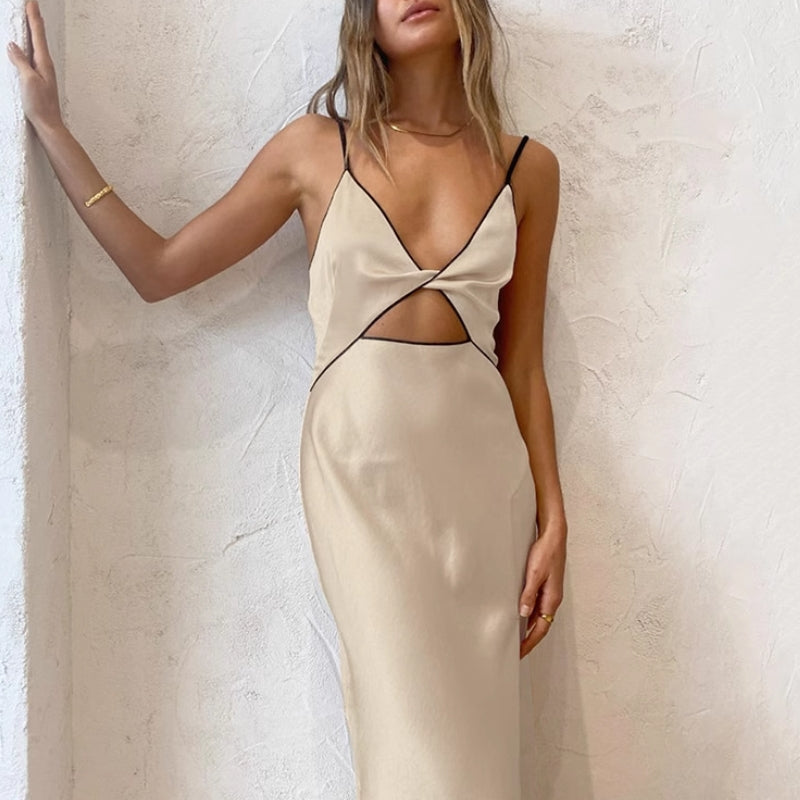 Cut Out Slip Dress