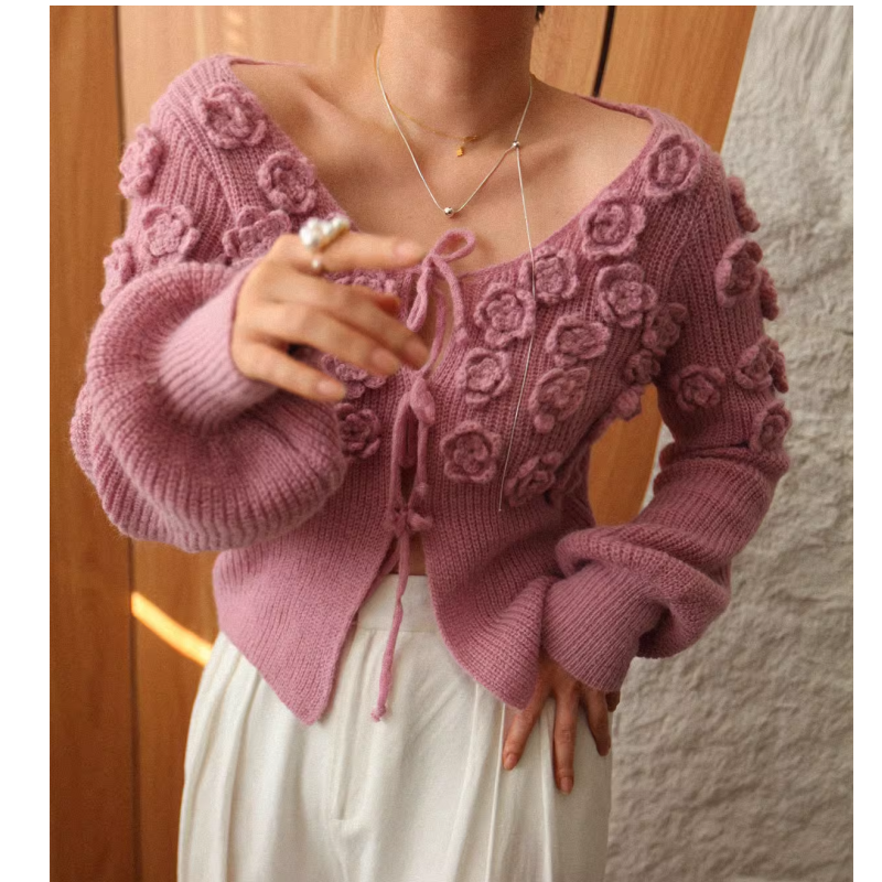 Flower Knitwear Sweater