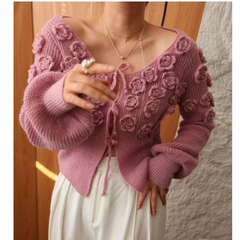 Flower Knitwear Sweater