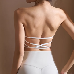 Yoga Pilates Tube Fitted Sports Bra