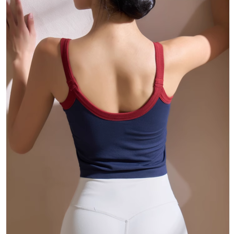 Yoga Plates Bi-Color Fitted Sports Bra