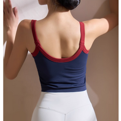 Yoga Plates Bi-Color Fitted Sports Bra