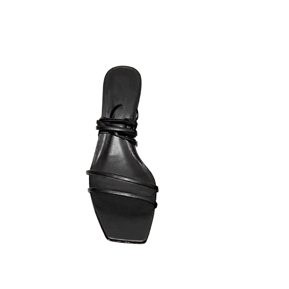 Lace Up Block Heel Sandals