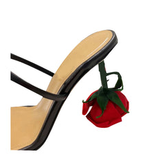 Rose Heel Mules Sandals
