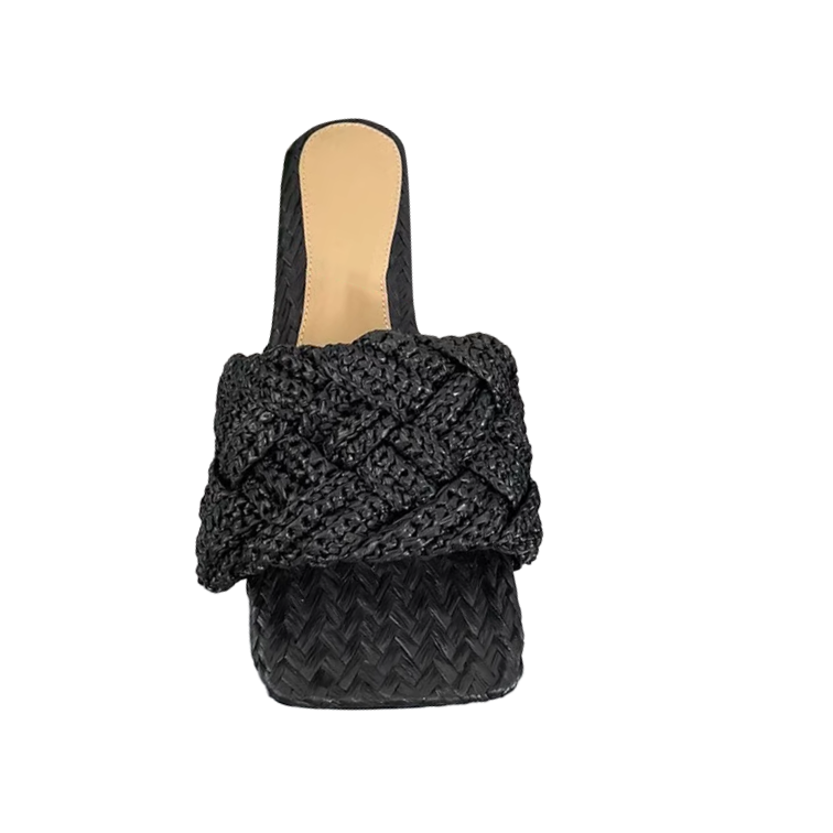 Braided Slippers Slides