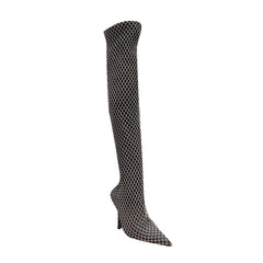 Stiletto Heel Over The Knee Boots