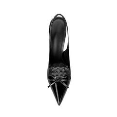 Bow Slingback High Heel Sandals - 10cm
