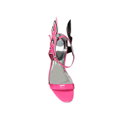Ankle Strap Wedged Heel Sandals - 10cm