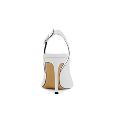 Buckled Slingback Mid Heel Sandals - 6cm