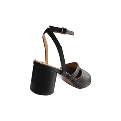 Spilt Toe Block Heel Sandals