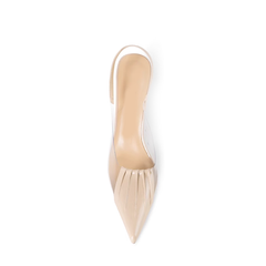 PVC Mid Heel Sandals - 8cm