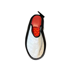 Zip Embellished Slippers Slides