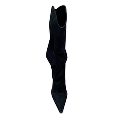 Fold Knee High Boots