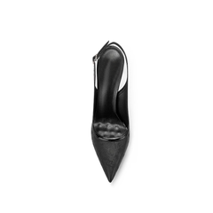 Slingback Mid Heel Sandals - 8cm