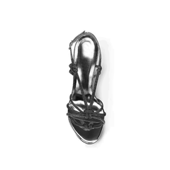 Diamante Mid Heel Sandals - 8cm