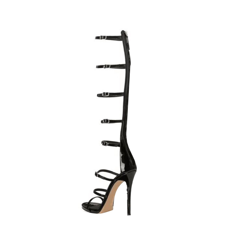 Buckled High Heel Sandals