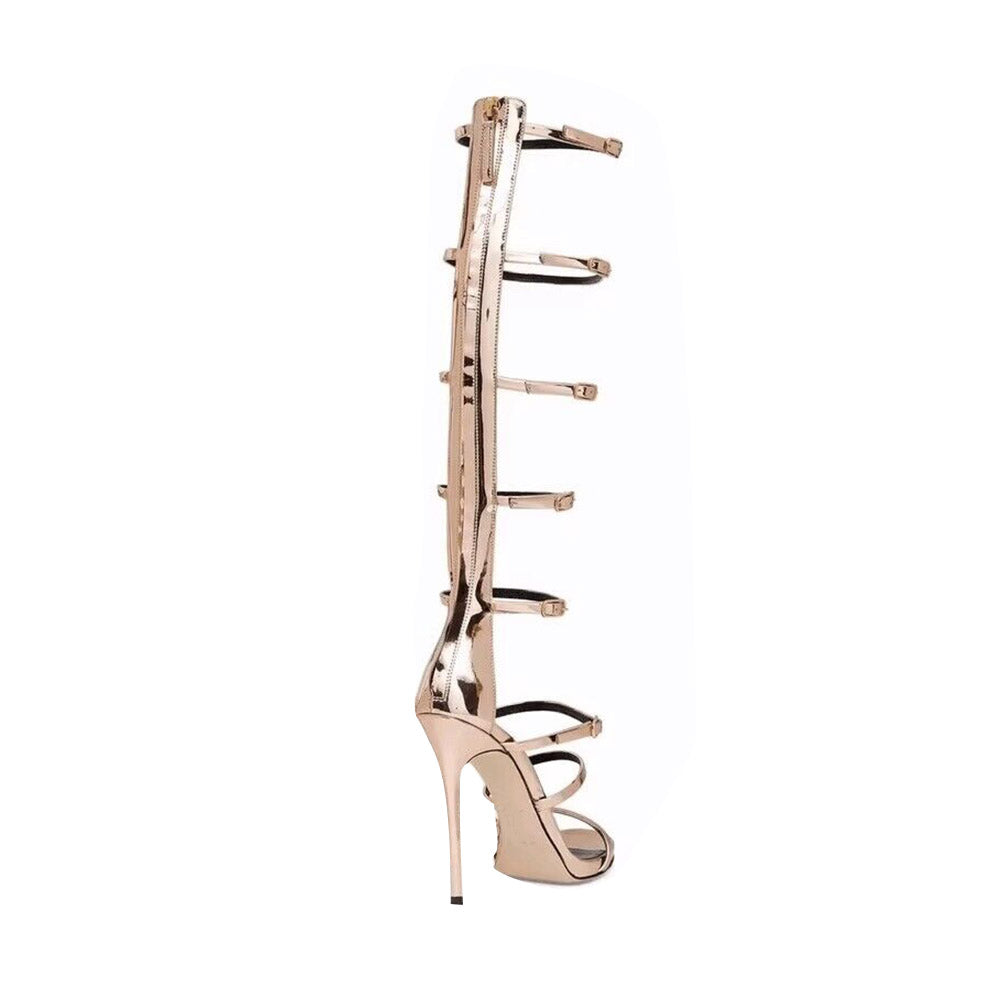 Buckled High Heel Sandals