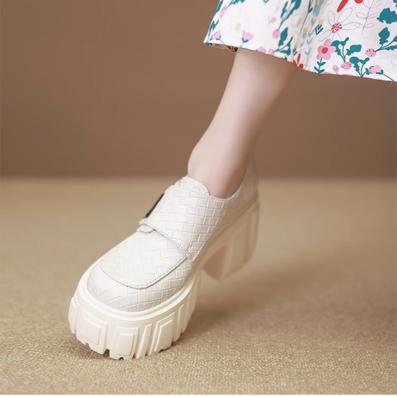 Braided Platform Oxfords