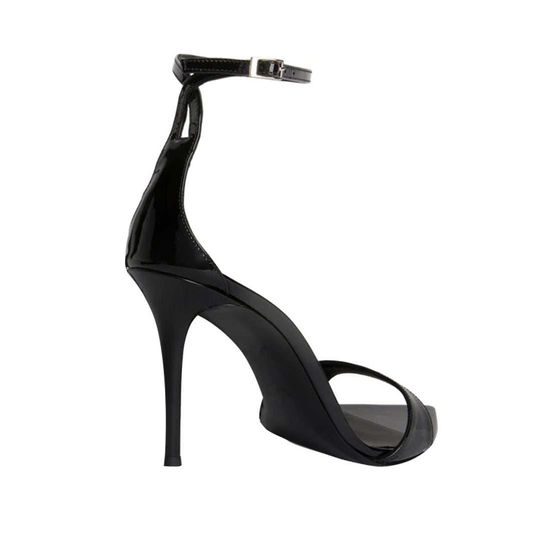 Ankle Strap Mid Heel Sandals - 7.5cm