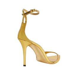 Ankle Strap Mid Heel Sandals - 7.5cm