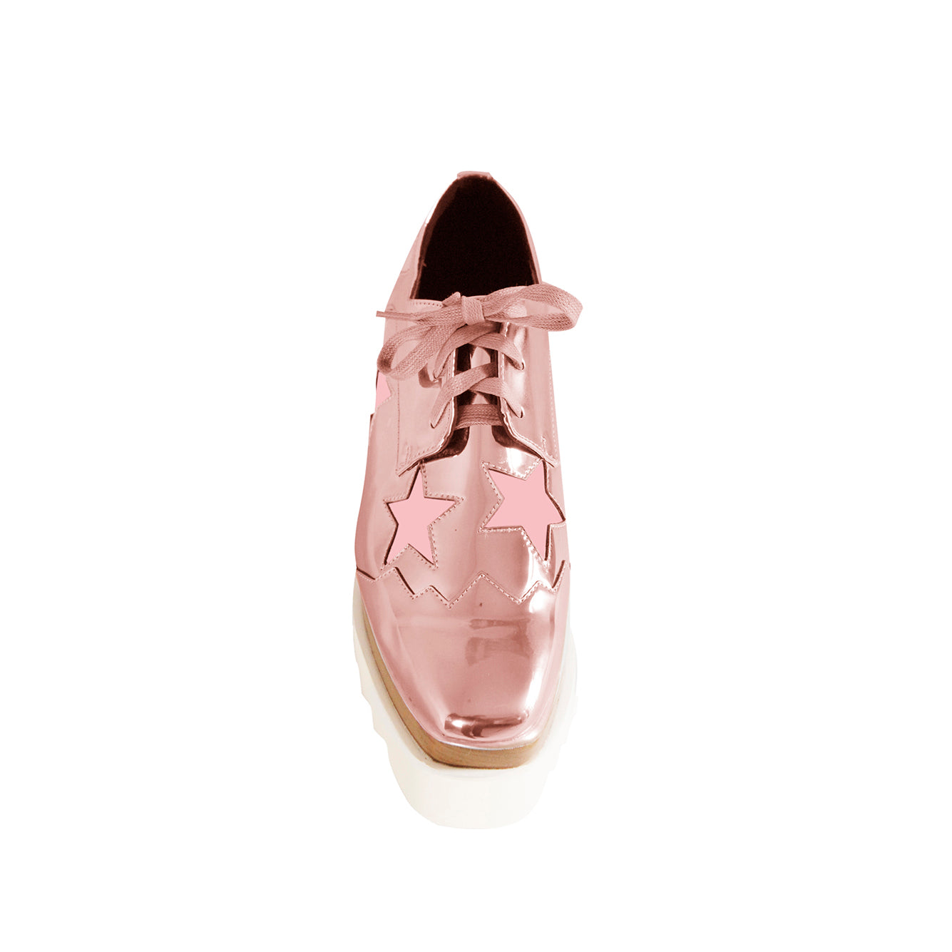 Star Lace Up Oxfords Platform Sneakers