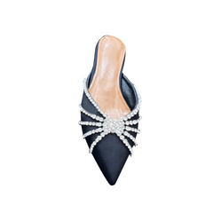 Diamante Slippers Slides