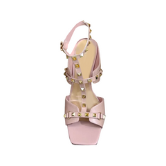 Studded High Heel Sandals