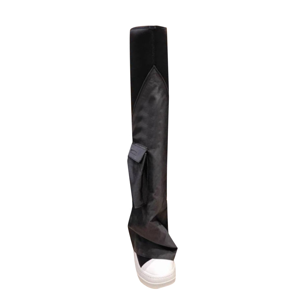 Bi-Color Over The Knee Boots