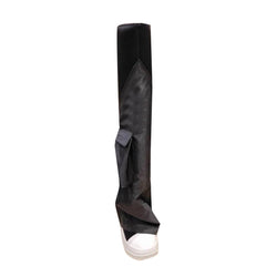 Bi-Color Over The Knee Boots