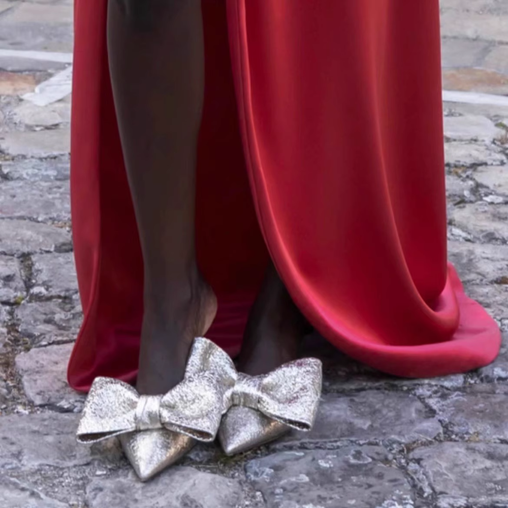 Bow Slippers Slides