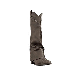 Studded Knee High Boots