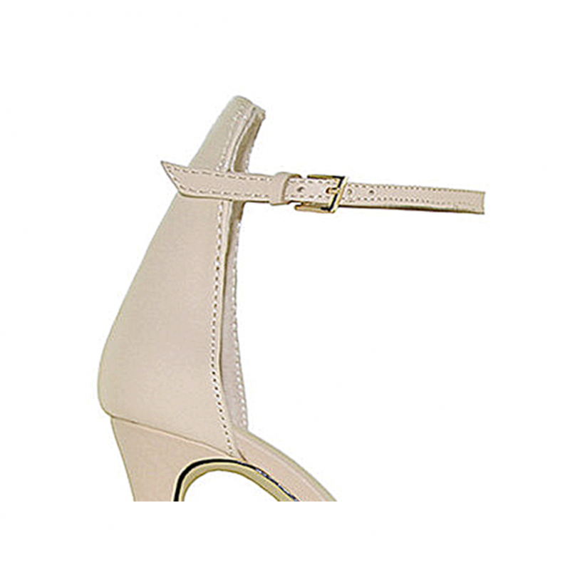 Platform Leather High Heel Sandals - 12cm