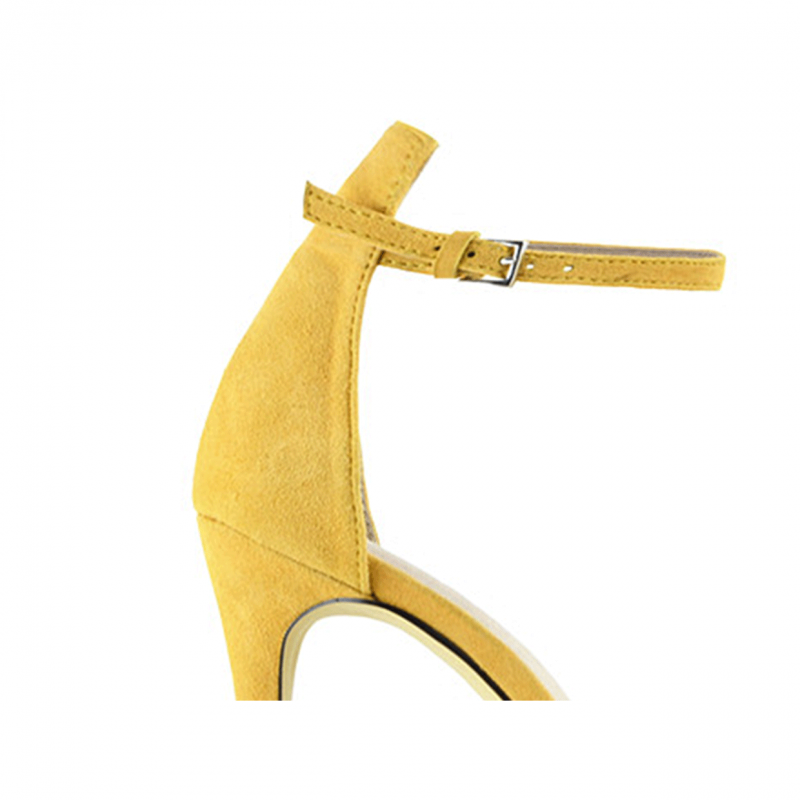 Platform Suede High Heel Sandals - 12cm