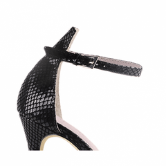 Platform Leather High Heel Sandals - 10cm