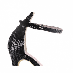 Platform Leather High Heel Sandals - 12cm