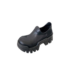 Leather Platform Oxfords