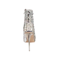 Diamante High Heel Summer Boots